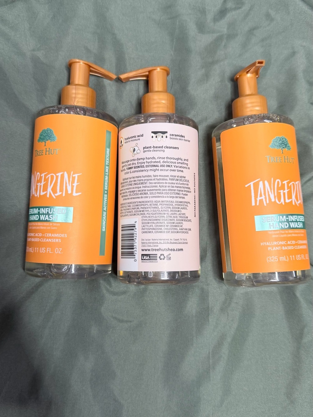 Tree Hut Tangerine Serum-Infused Hand Wash — Orange